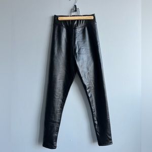 Ultra Warm Leather Pants, Size 2